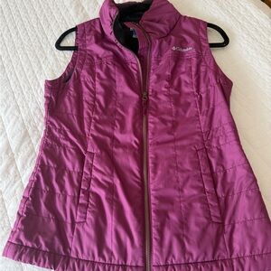 Columbia Fuchsia Sleeveless Vest